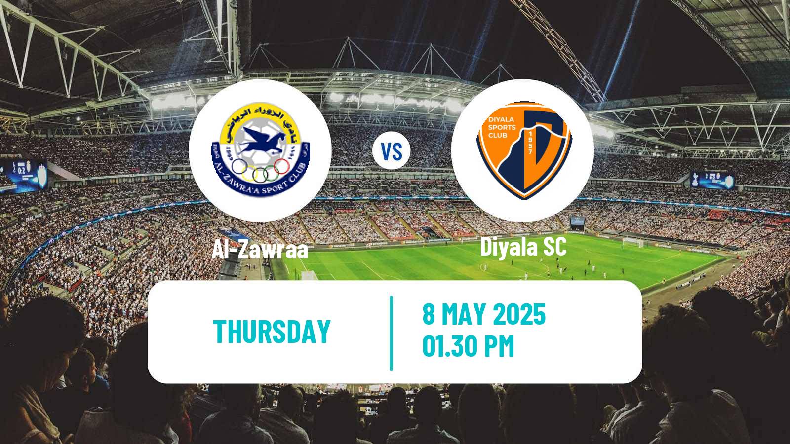 Soccer Iraqi Premier League Al-Zawraa - Diyala