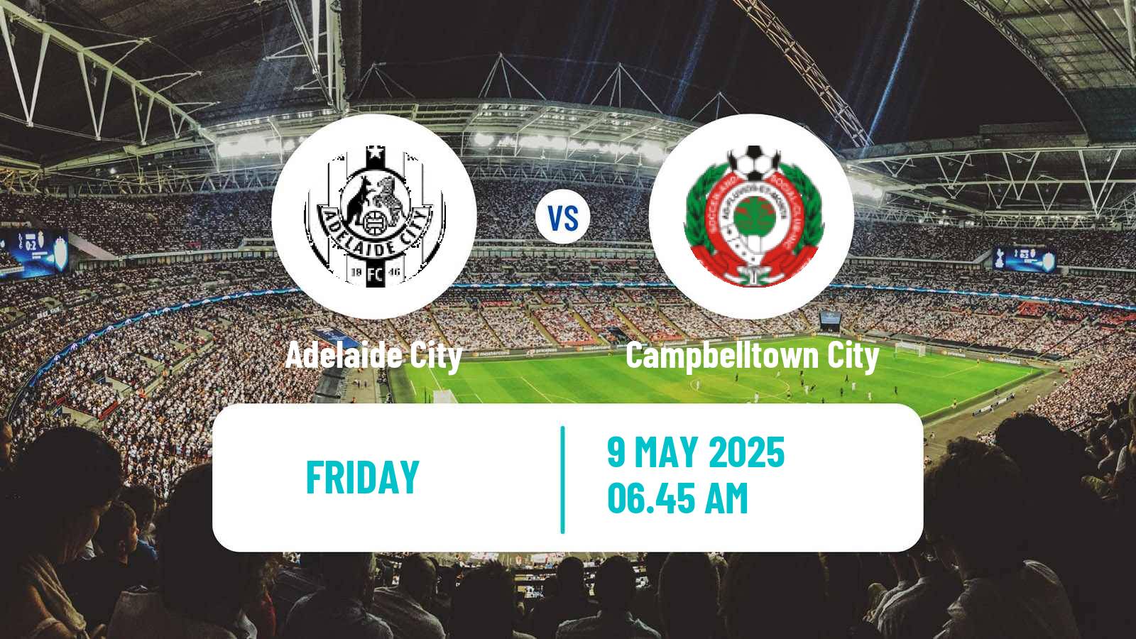 Soccer Australian NPL South Australian Adelaide City - Campbelltown City