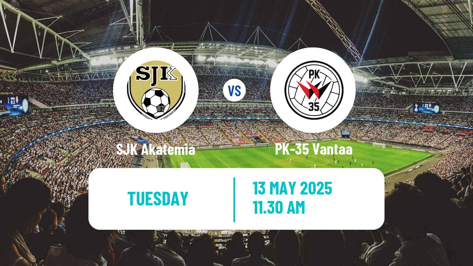 Soccer Finnish Ykkosliiga SJK Akatemia - PK-35 Vantaa