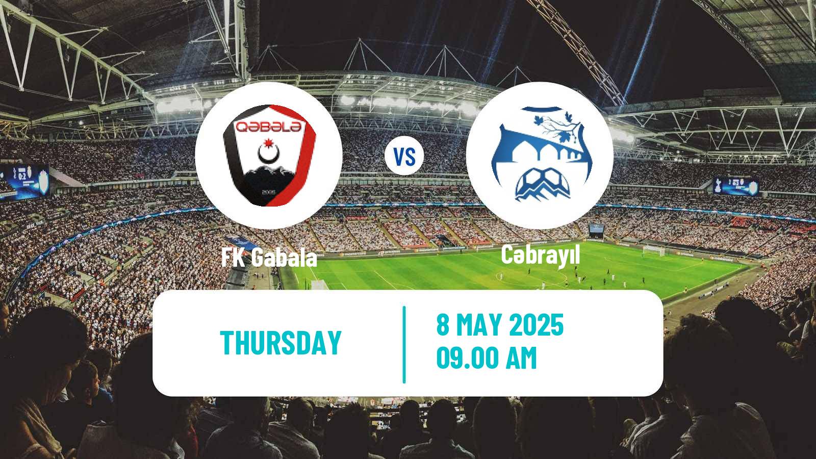 Soccer Azerbaijan First Division Gabala - Cəbrayıl