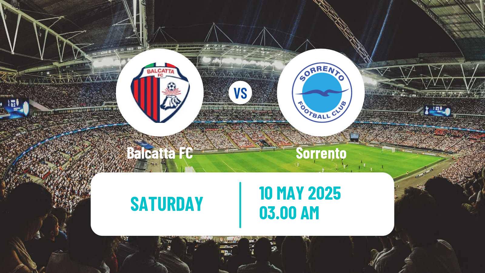 Soccer Australian NPL Western Australia Balcatta - Sorrento