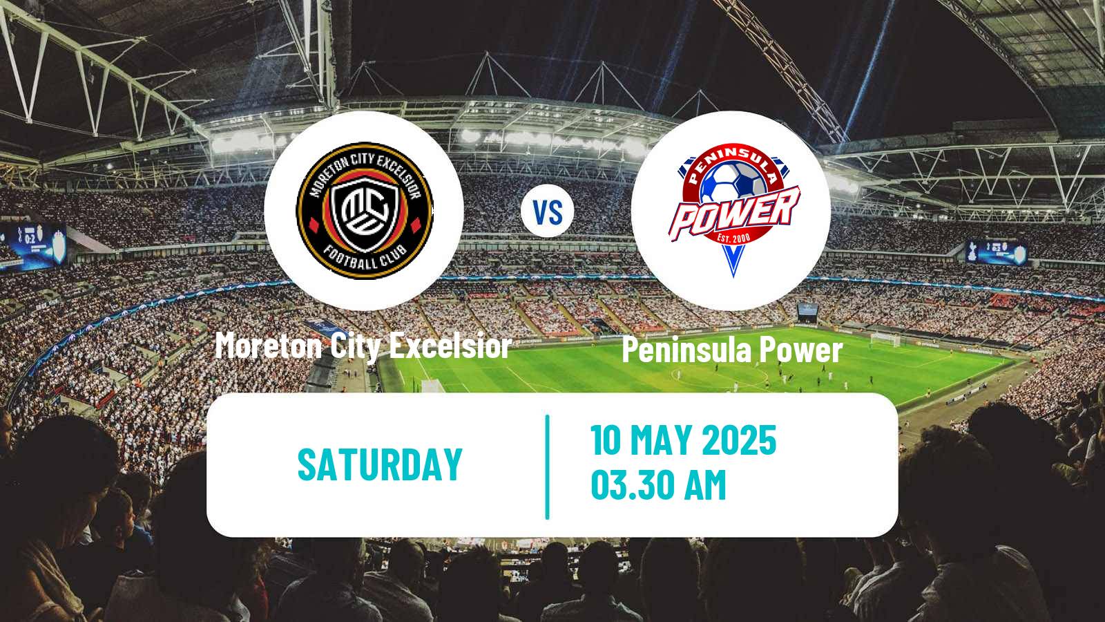 Soccer Australian NPL Queensland Moreton City Excelsior - Peninsula Power