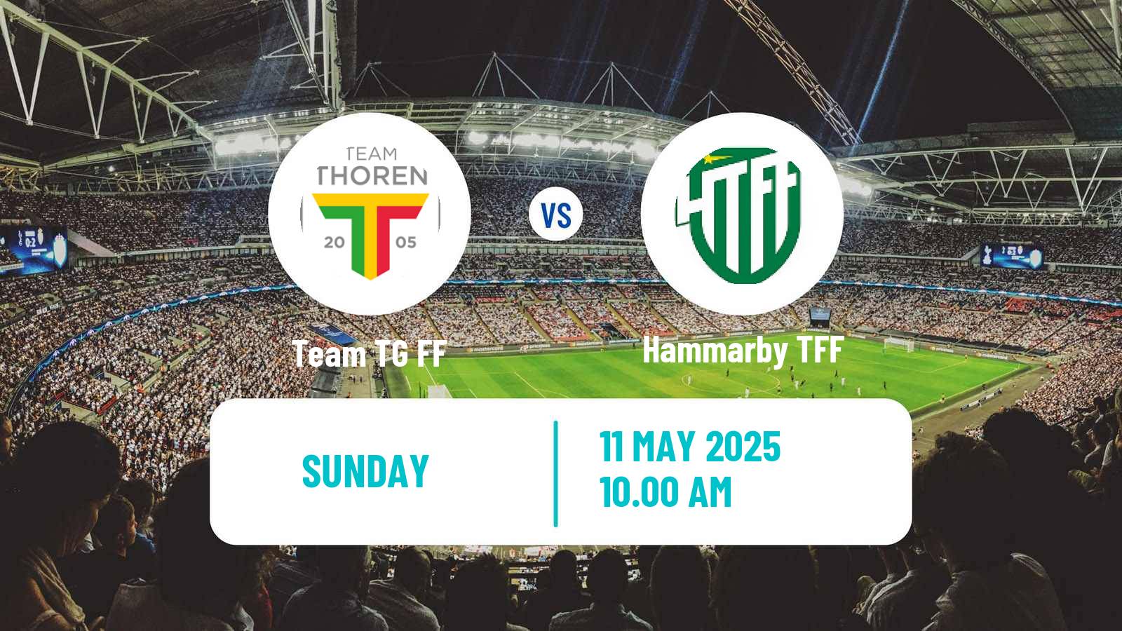 Soccer Swedish Division 1 Norra Team TG - Hammarby TFF