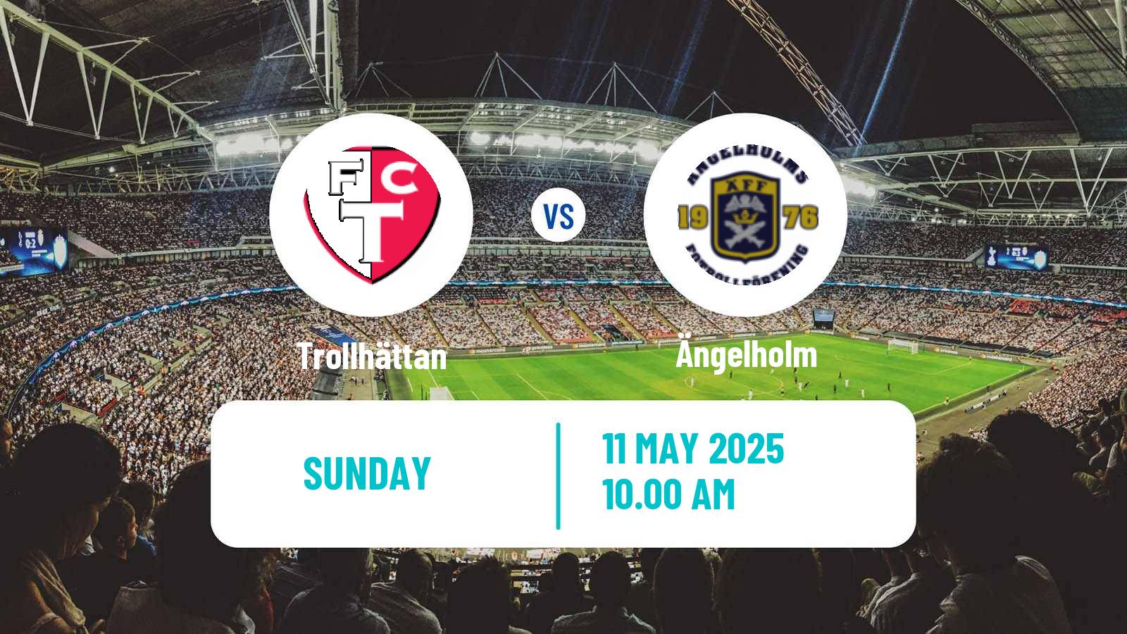 Soccer Swedish Division 1 Södra Trollhättan - Ängelholm