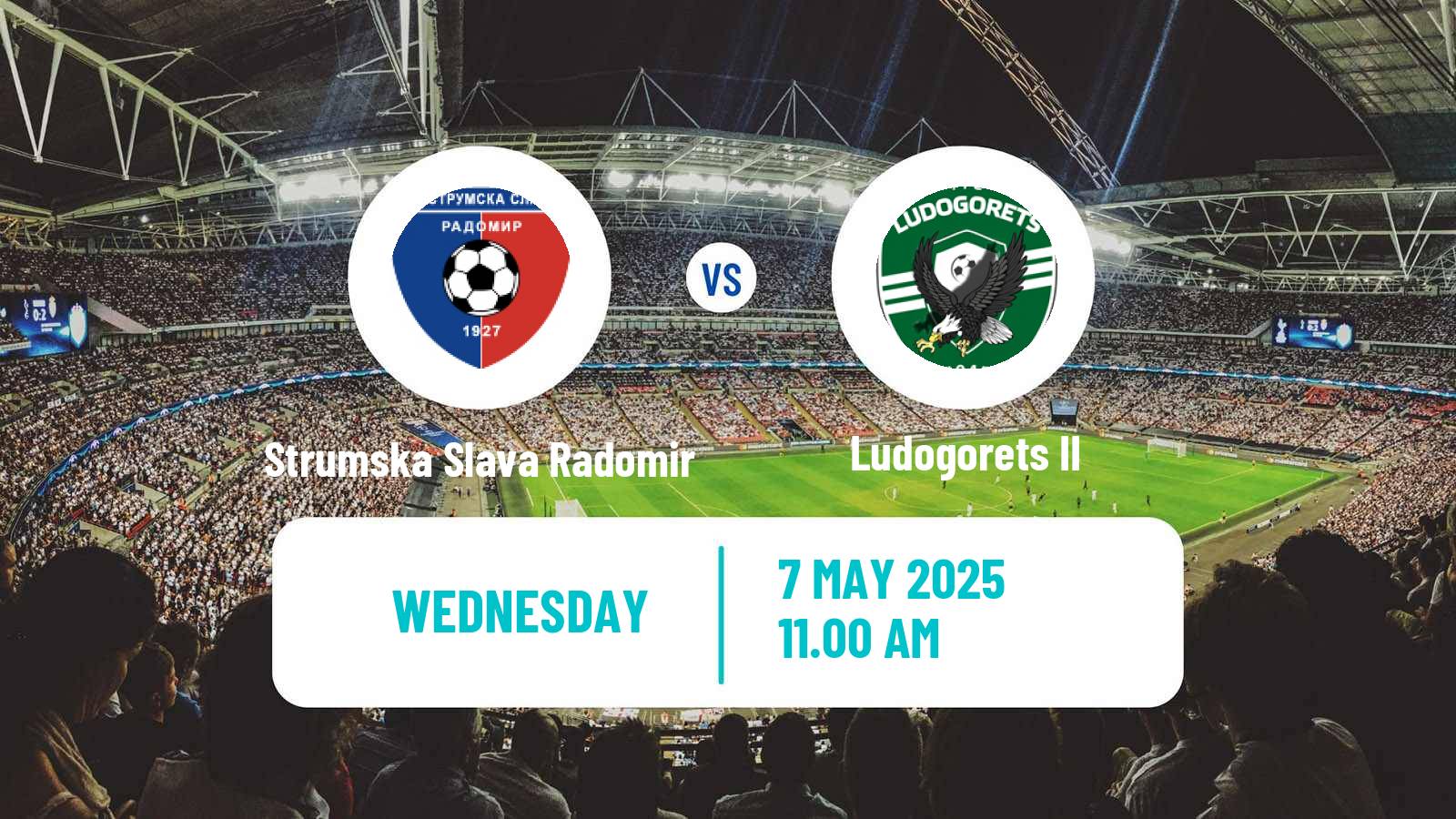 Soccer Bulgarian Vtora Liga Strumska Slava Radomir - Ludogorets II