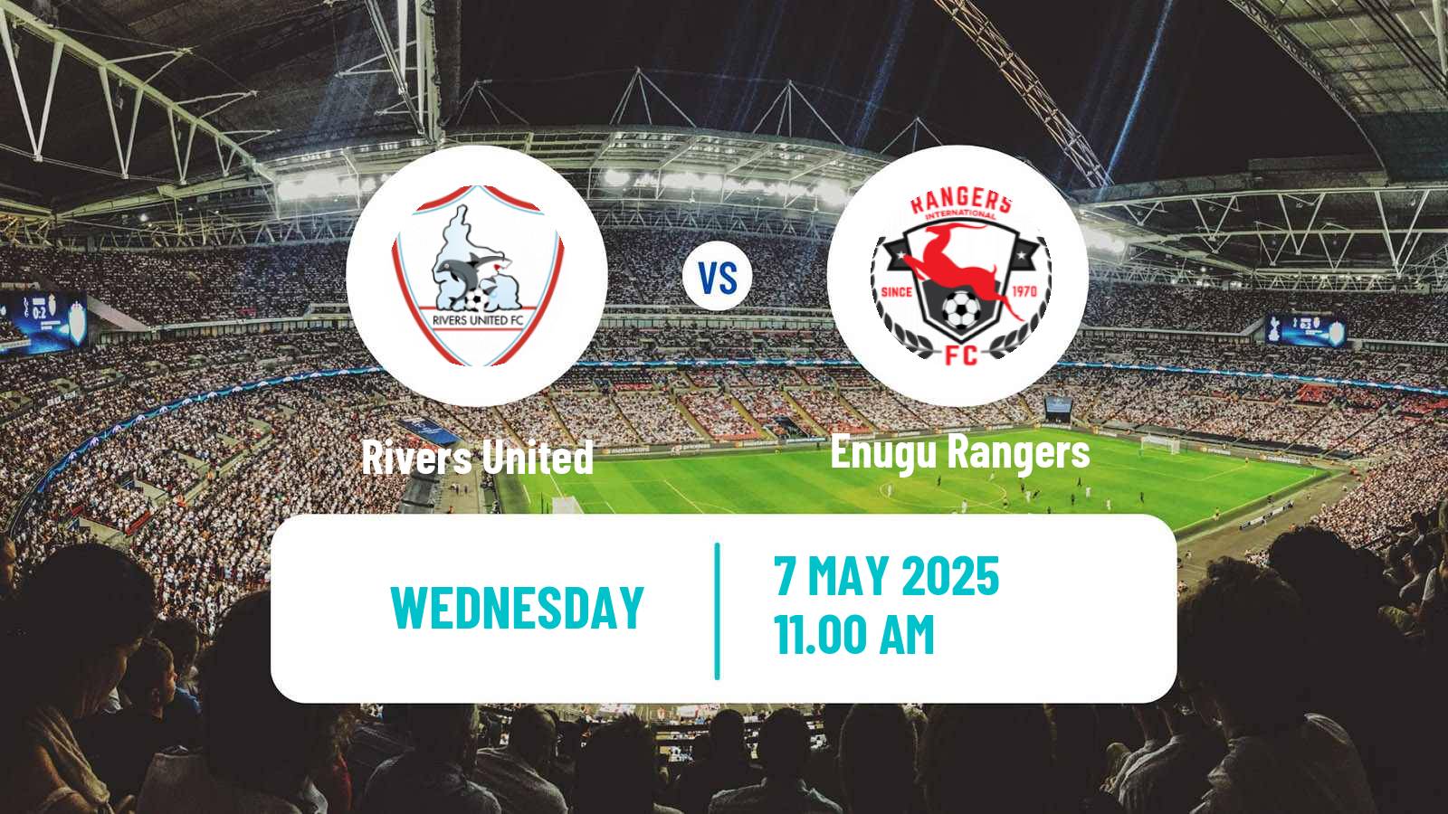 Soccer Nigerian Premier League Rivers United - Enugu Rangers