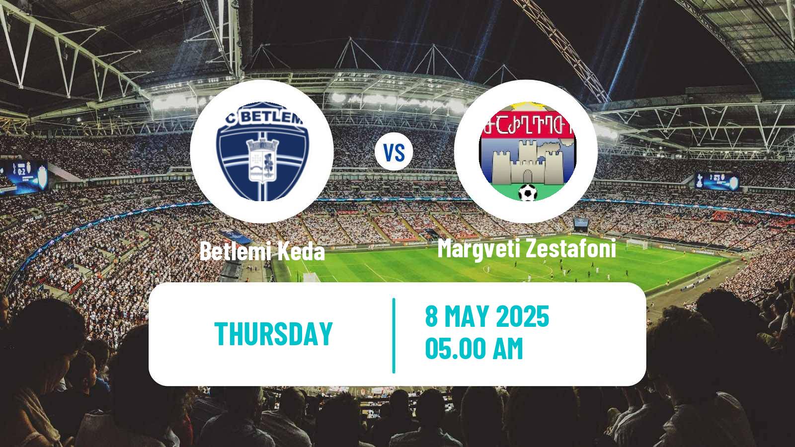 Soccer Georgian Liga 3 Betlemi Keda - Margveti Zestafoni