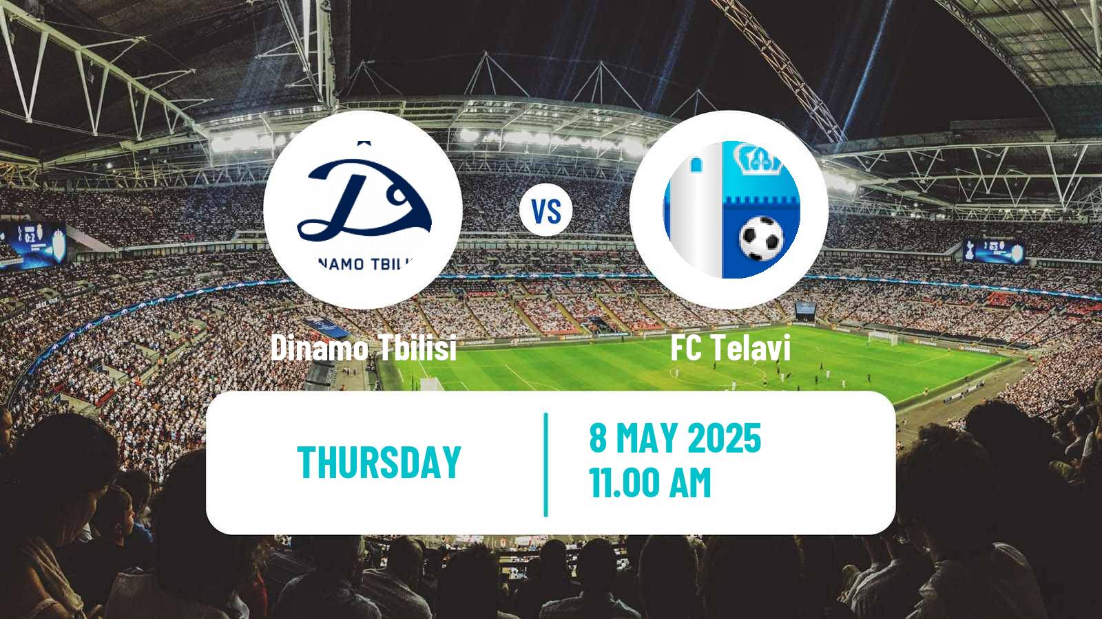 Soccer Georgian Erovnuli Liga Dinamo Tbilisi - Telavi