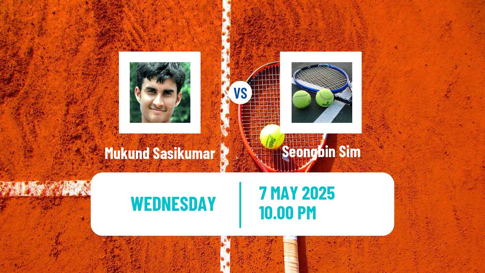 Tennis ITF M25 Baotou Men Mukund Sasikumar - Seongbin Sim