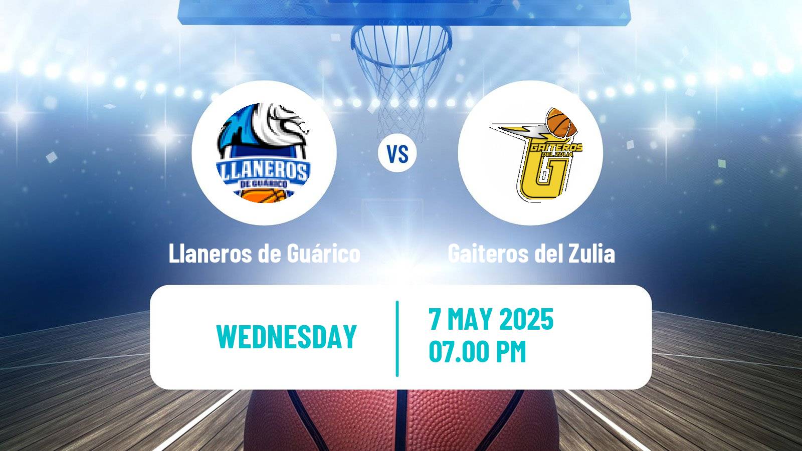 Basketball Venezuelan Superliga Basketball Llaneros de Guárico - Gaiteros del Zulia