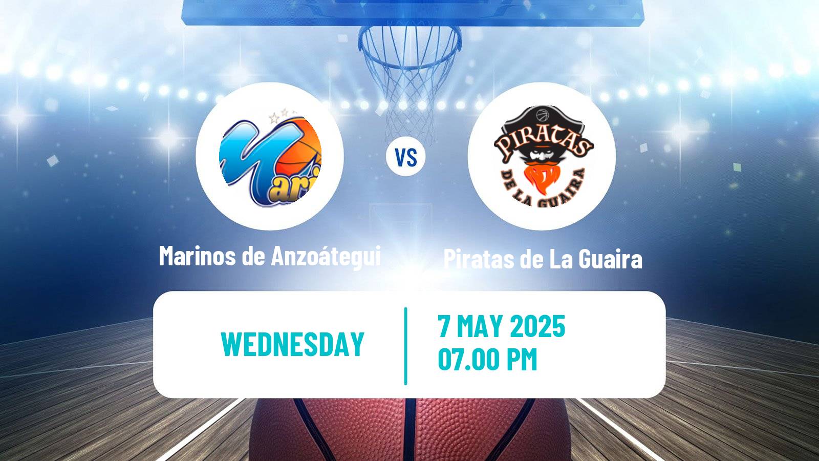 Basketball Venezuelan Superliga Basketball Marinos de Anzoátegui - Piratas de La Guaira