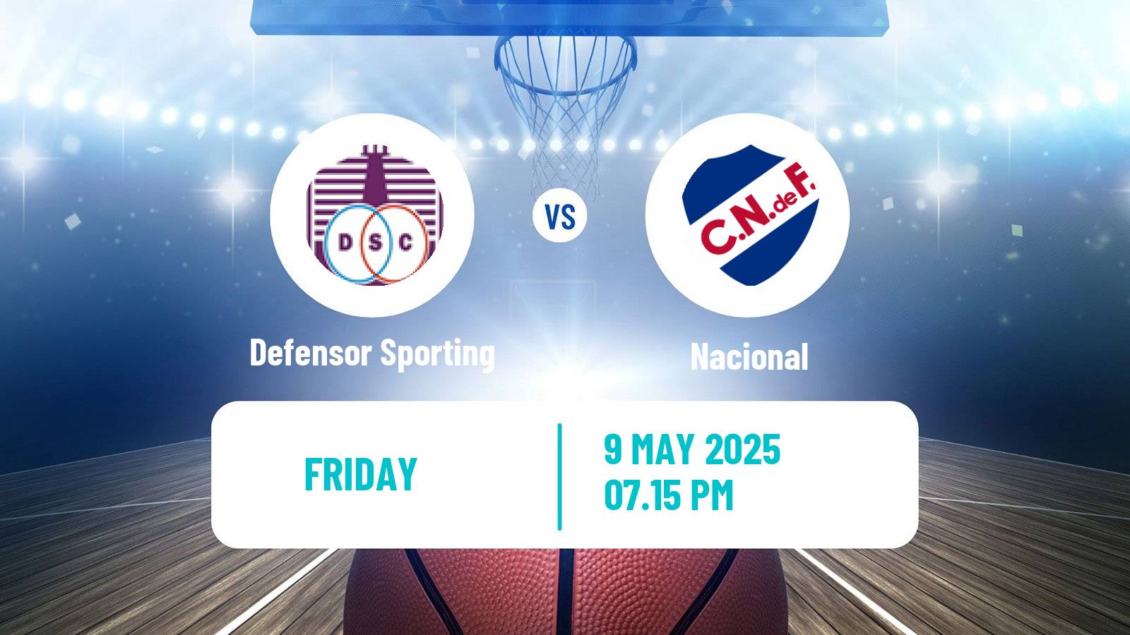 Basketball Uruguayan Liga Basketball Defensor Sporting - Nacional