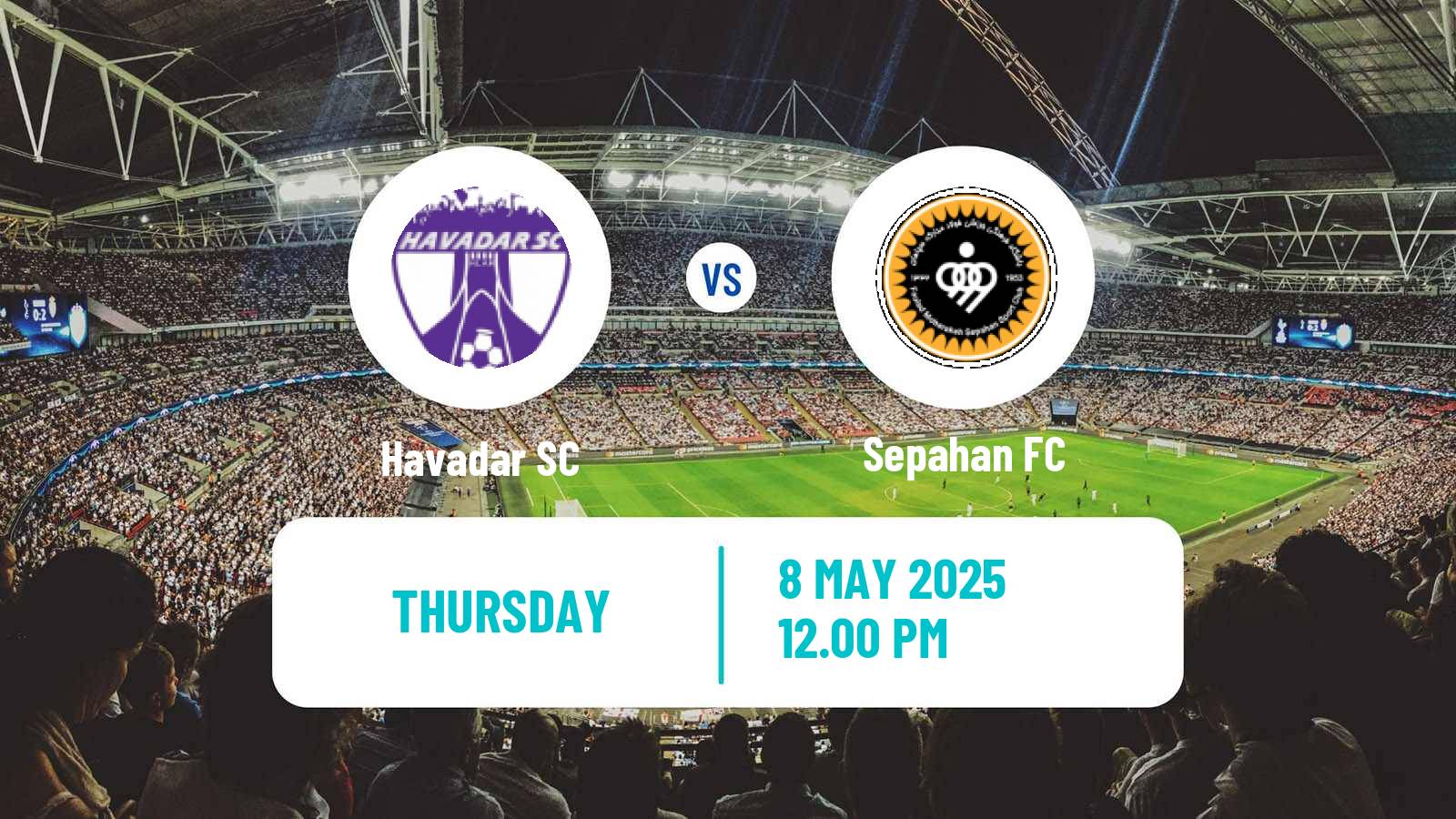 Soccer Iran Pro League Havadar - Sepahan