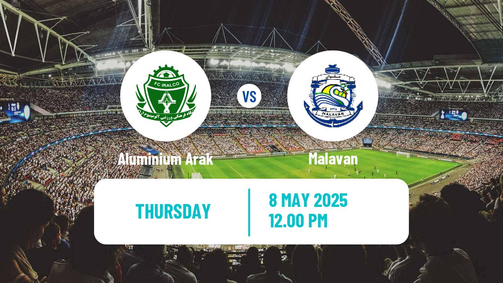 Soccer Iran Pro League Aluminium Arak - Malavan