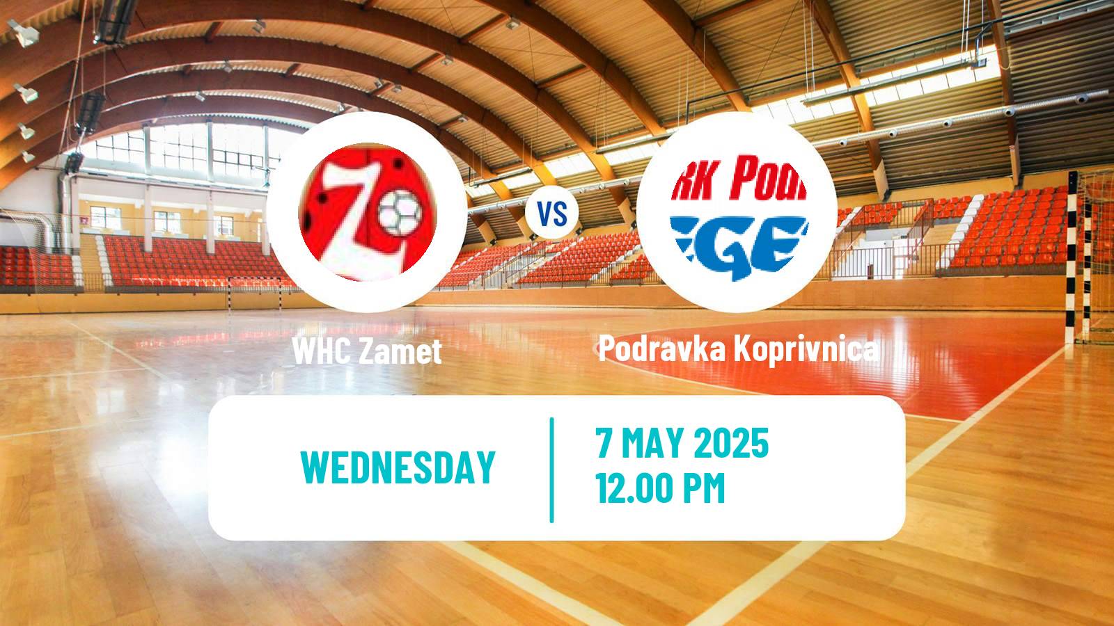 Handball Croatian 1 HRL Handball Women Zamet - Podravka Koprivnica
