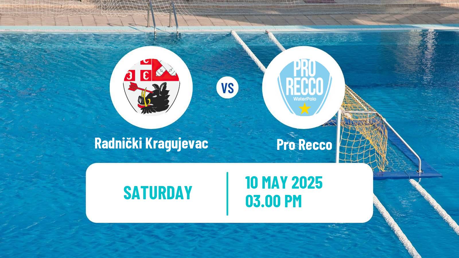Water polo Euro Cup Water Polo Radnički Kragujevac - Pro Recco