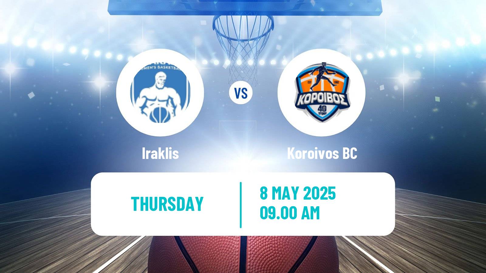 Basketball Greek Elite League Basketball Iraklis - Koroivos