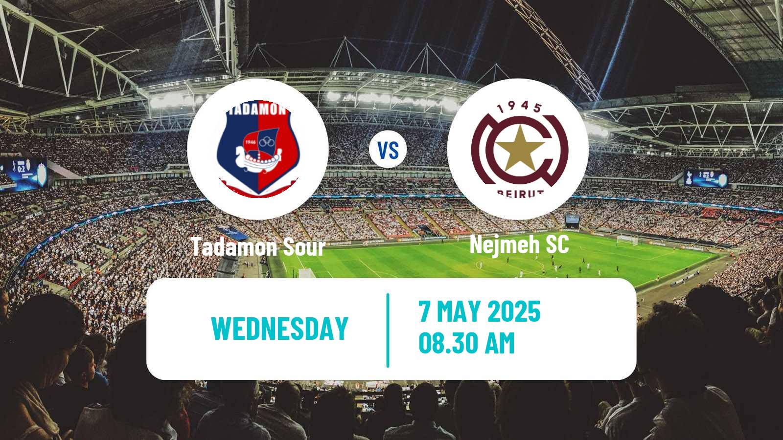 Soccer Lebanese Premier League Tadamon Sour - Nejmeh