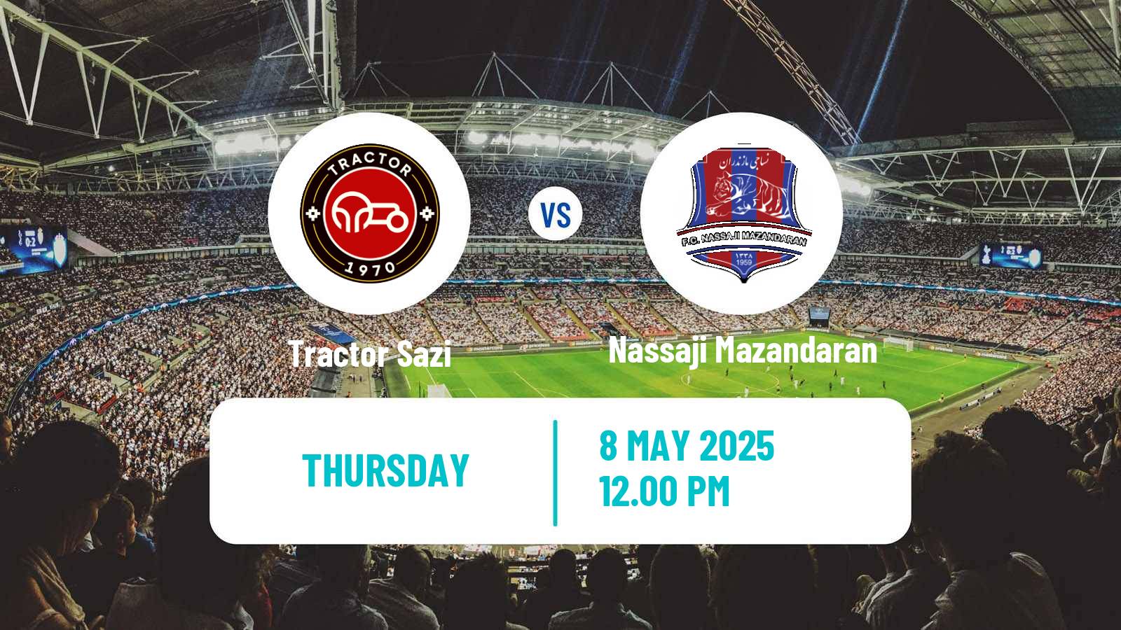 Soccer Iran Pro League Tractor Sazi - Nassaji Mazandaran