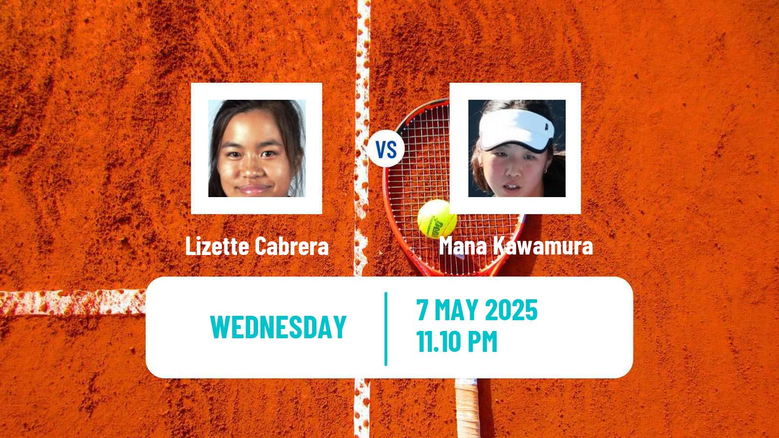 Tennis ITF W35 Fukuoka Women Lizette Cabrera - Mana Kawamura