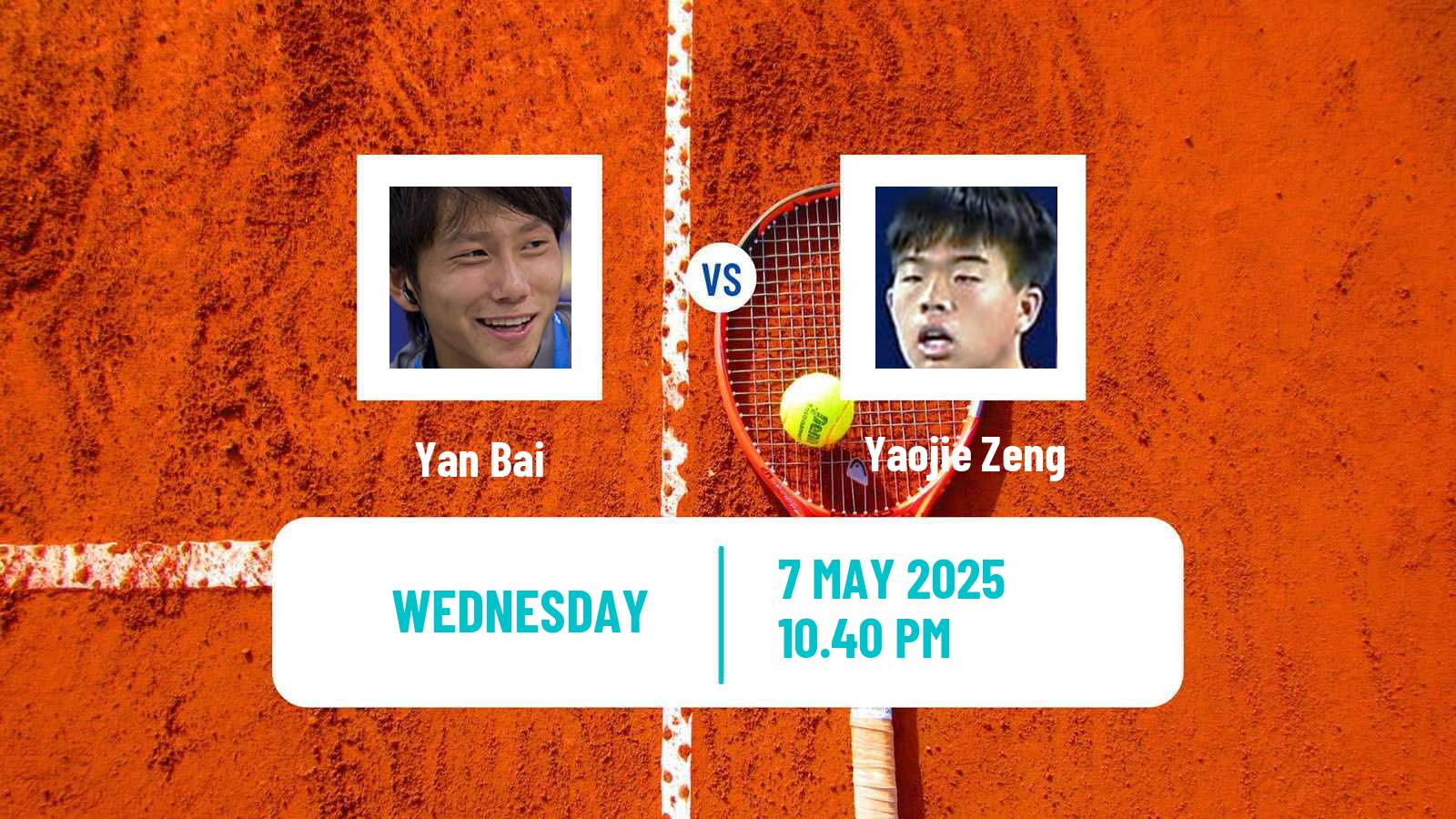 Tennis ITF M25 Baotou Men Yan Bai - Yaojie Zeng