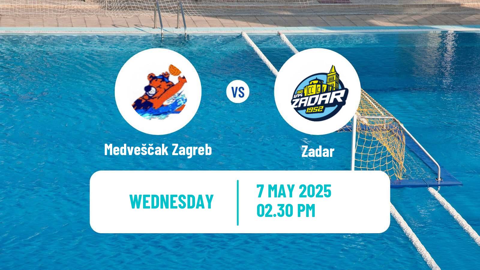 Water polo Croatian Water Polo Prva Liga Medveščak Zagreb - Zadar