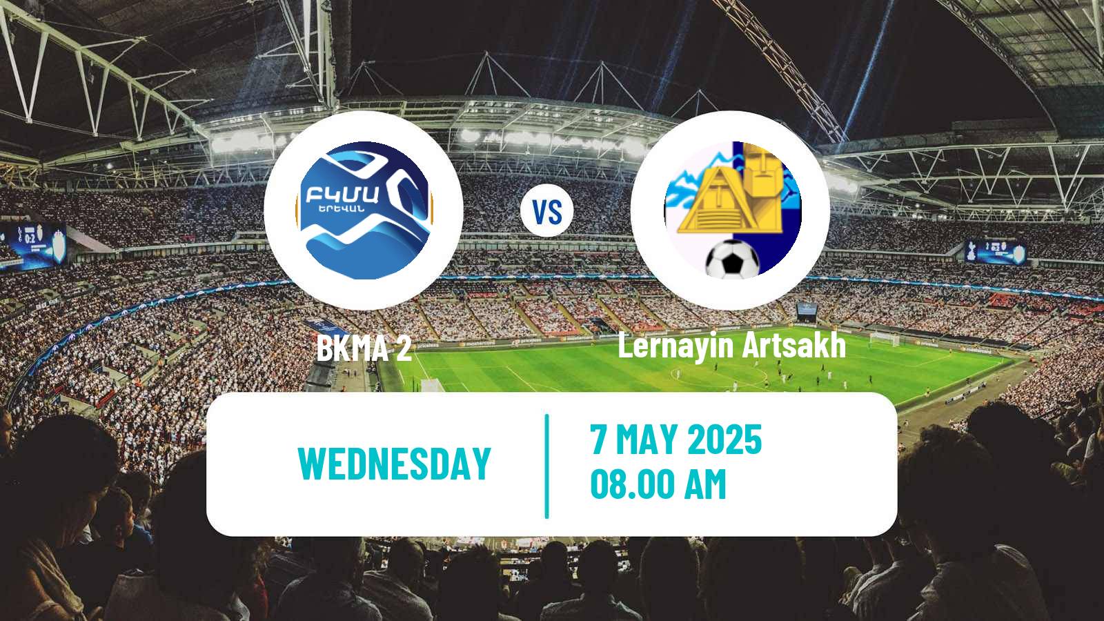 Soccer Armenian First League BKMA 2 - Lernayin Artsakh