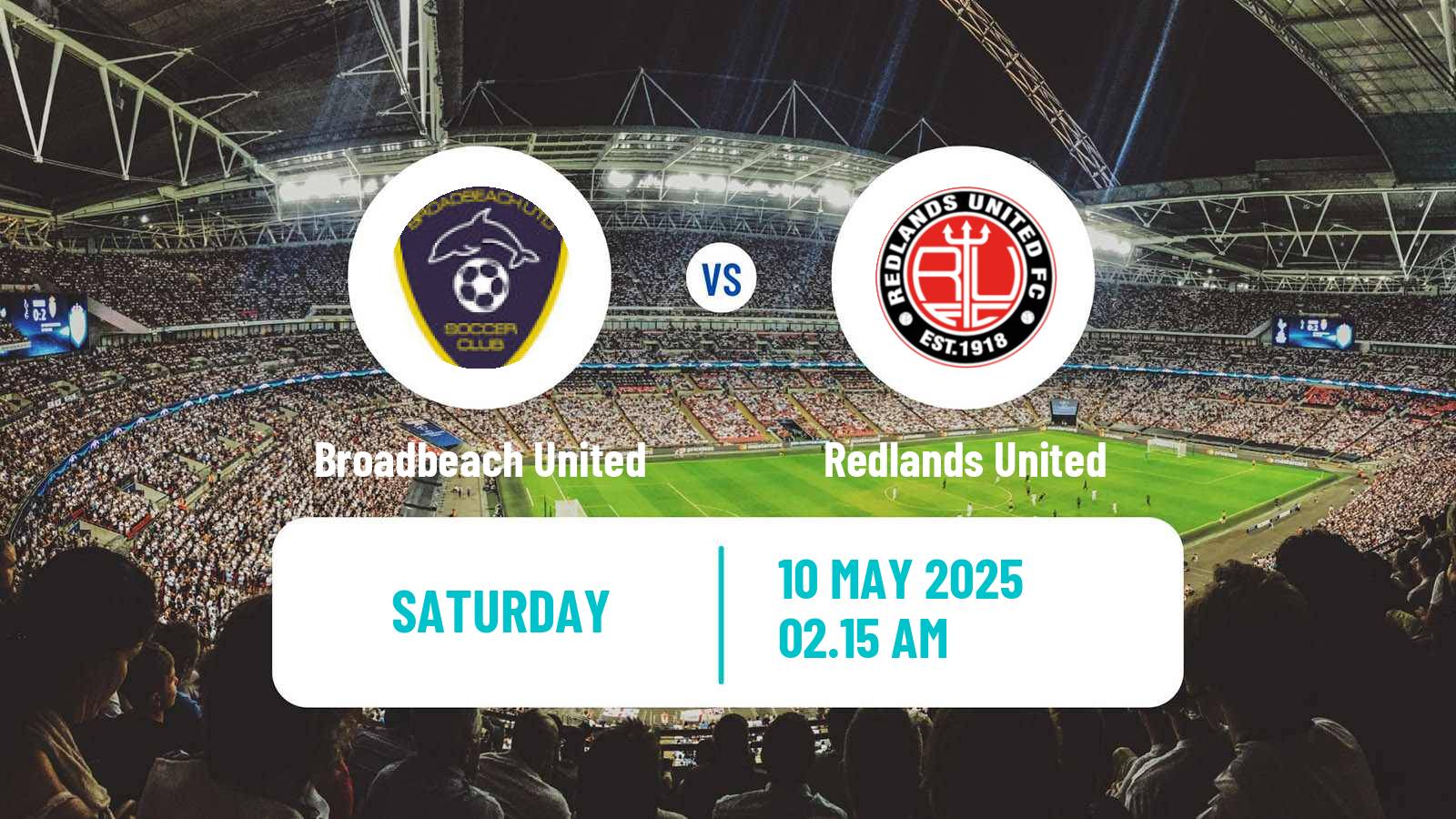 Soccer Australian Queensland Premier League Broadbeach United - Redlands United
