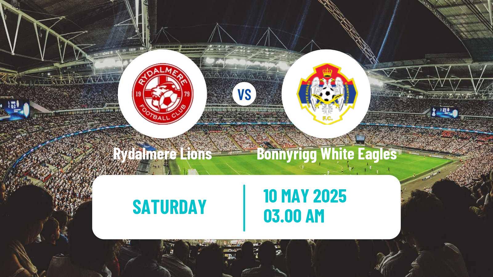 Soccer Australian NSW League One Rydalmere Lions - Bonnyrigg White Eagles