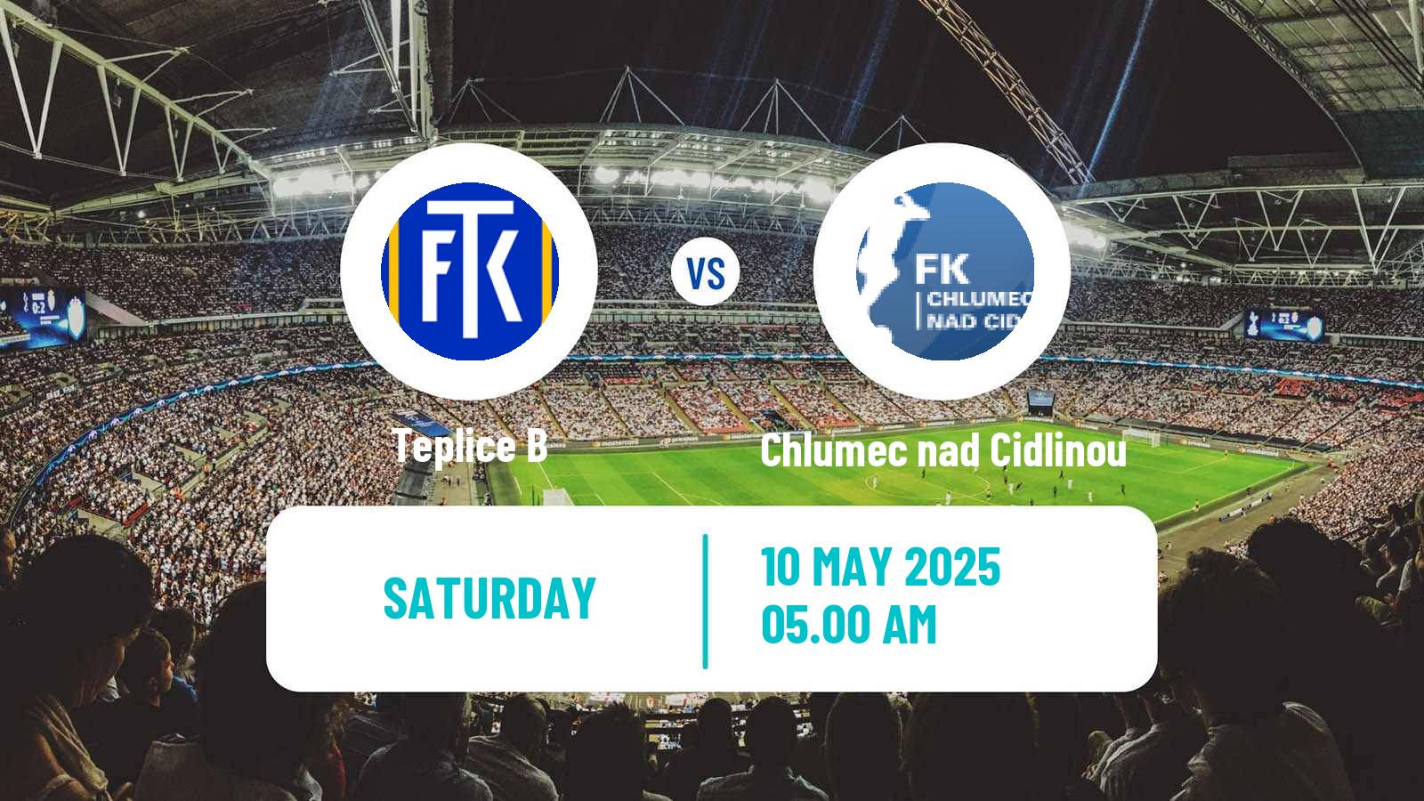 Soccer Czech CFL Group B Teplice B - Chlumec nad Cidlinou