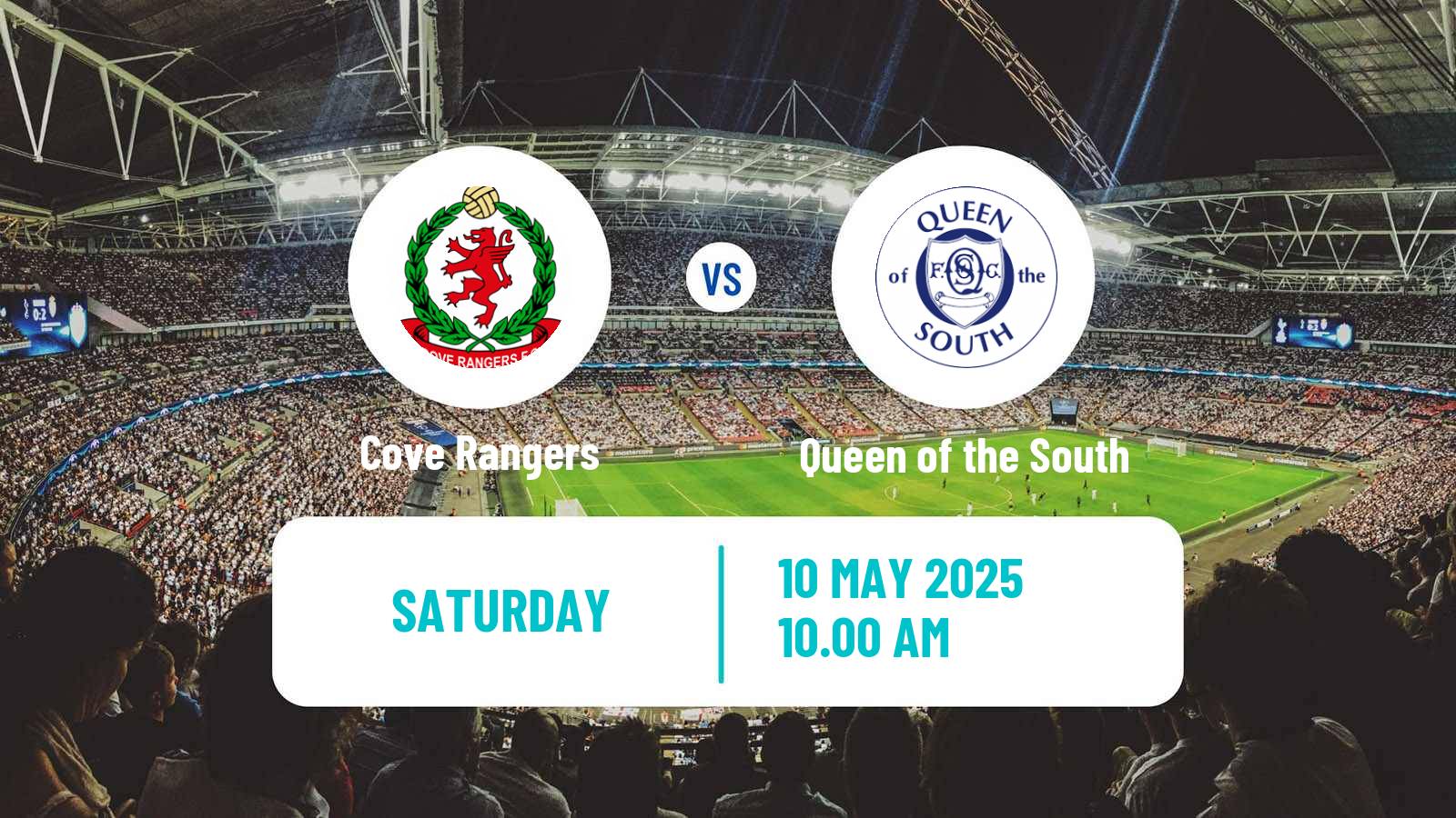 Soccer Scottish Football Championship Cove Rangers - Queen of the South