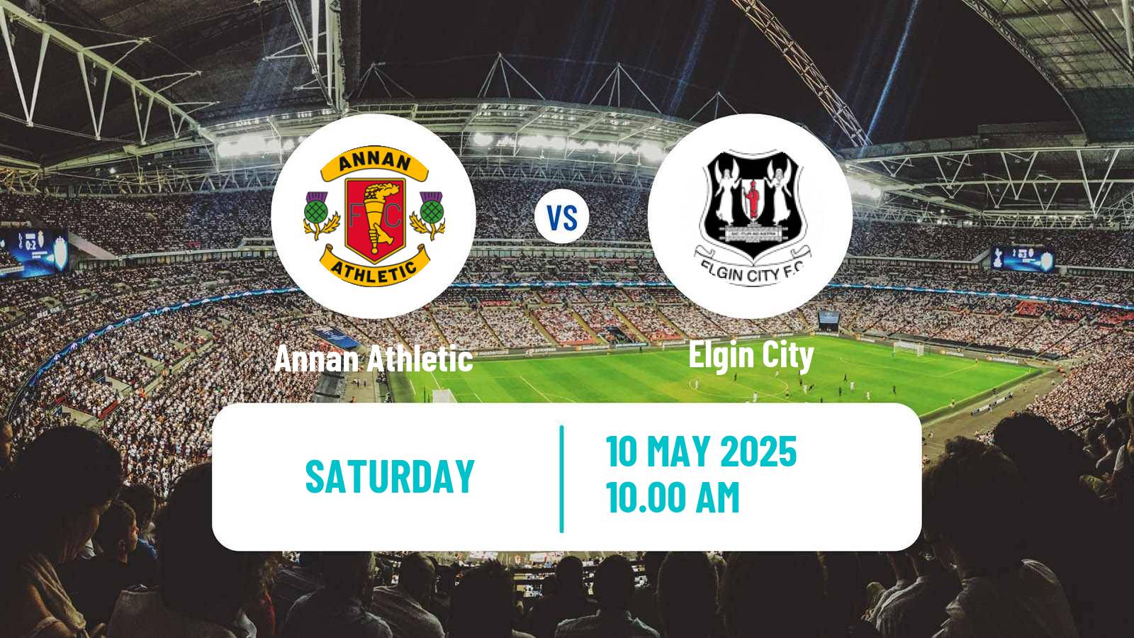Soccer Scottish League One Annan Athletic - Elgin City