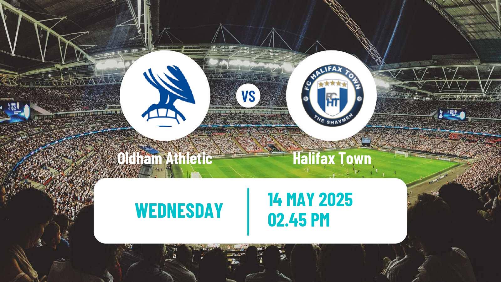 Soccer English National League Oldham Athletic - Halifax Town