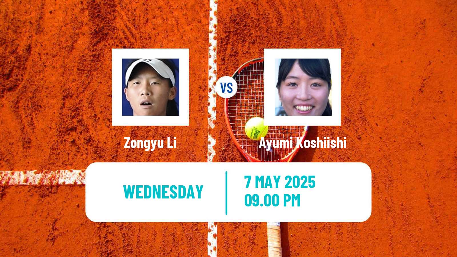 Tennis ITF W35 Goyang 2 Women Zongyu Li - Ayumi Koshiishi