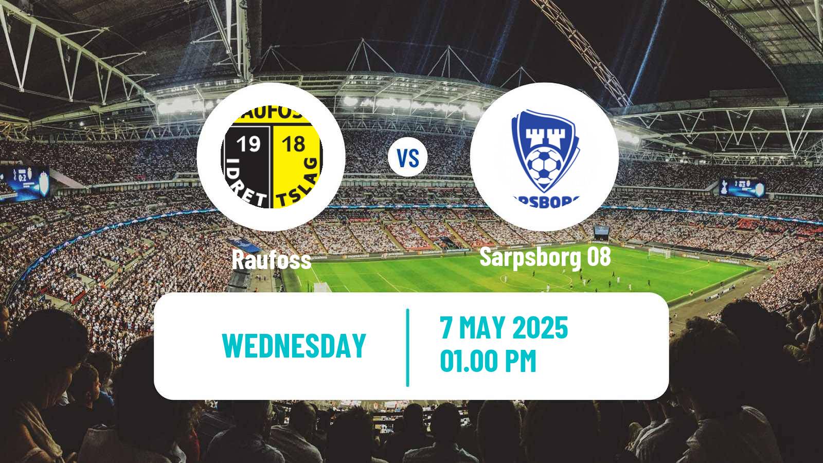 Soccer Norwegian Cup Women Raufoss - Sarpsborg 08