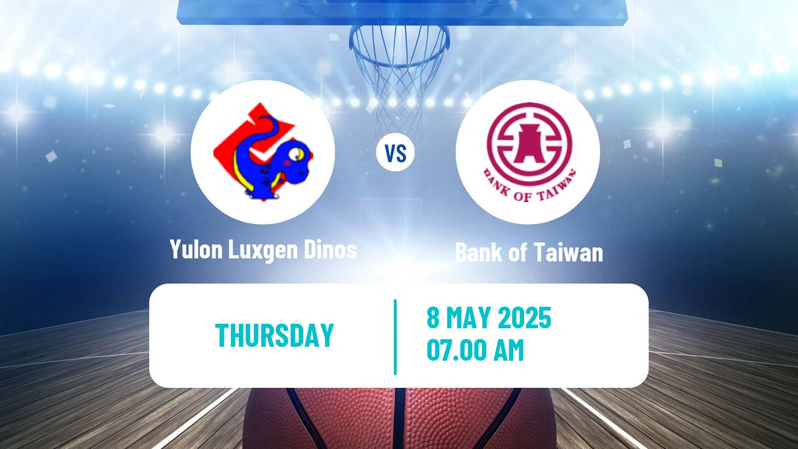 Basketball Taiwan SBL Yulon Luxgen Dinos - Bank of Taiwan