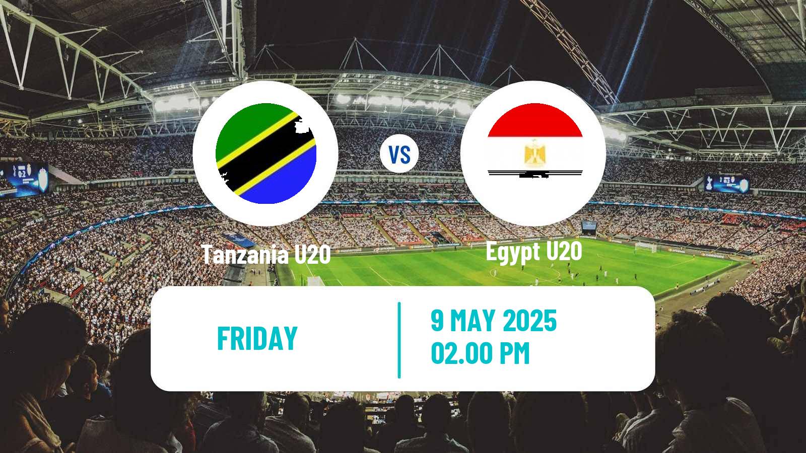 Soccer Africa Cup of Nations U20 Tanzania U20 - Egypt U20
