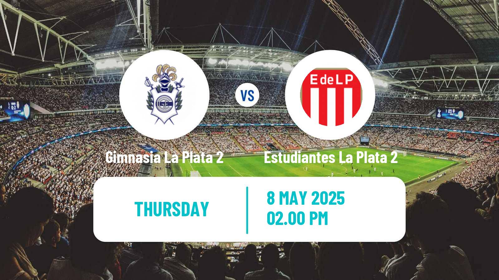 Soccer Argentinian Reserve League Gimnasia La Plata 2 - Estudiantes La Plata 2