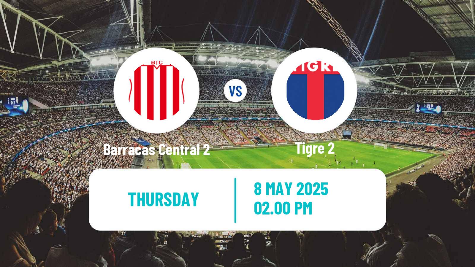 Soccer Argentinian Reserve League Barracas Central 2 - Tigre 2
