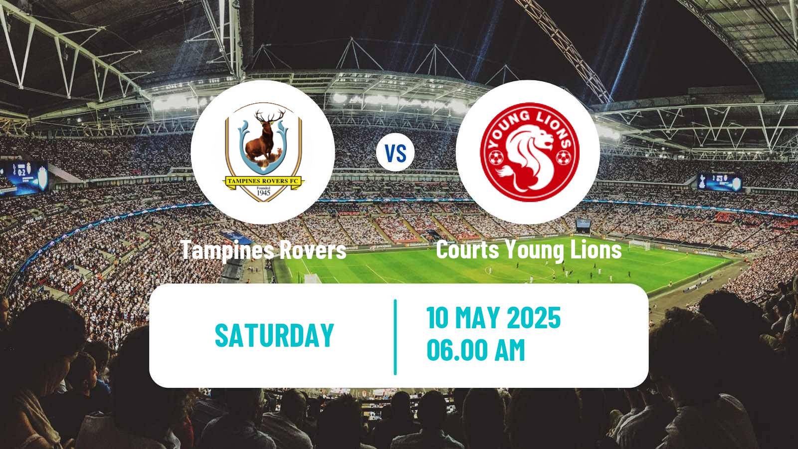 Soccer Singapore Premier League Tampines Rovers - Courts Young Lions
