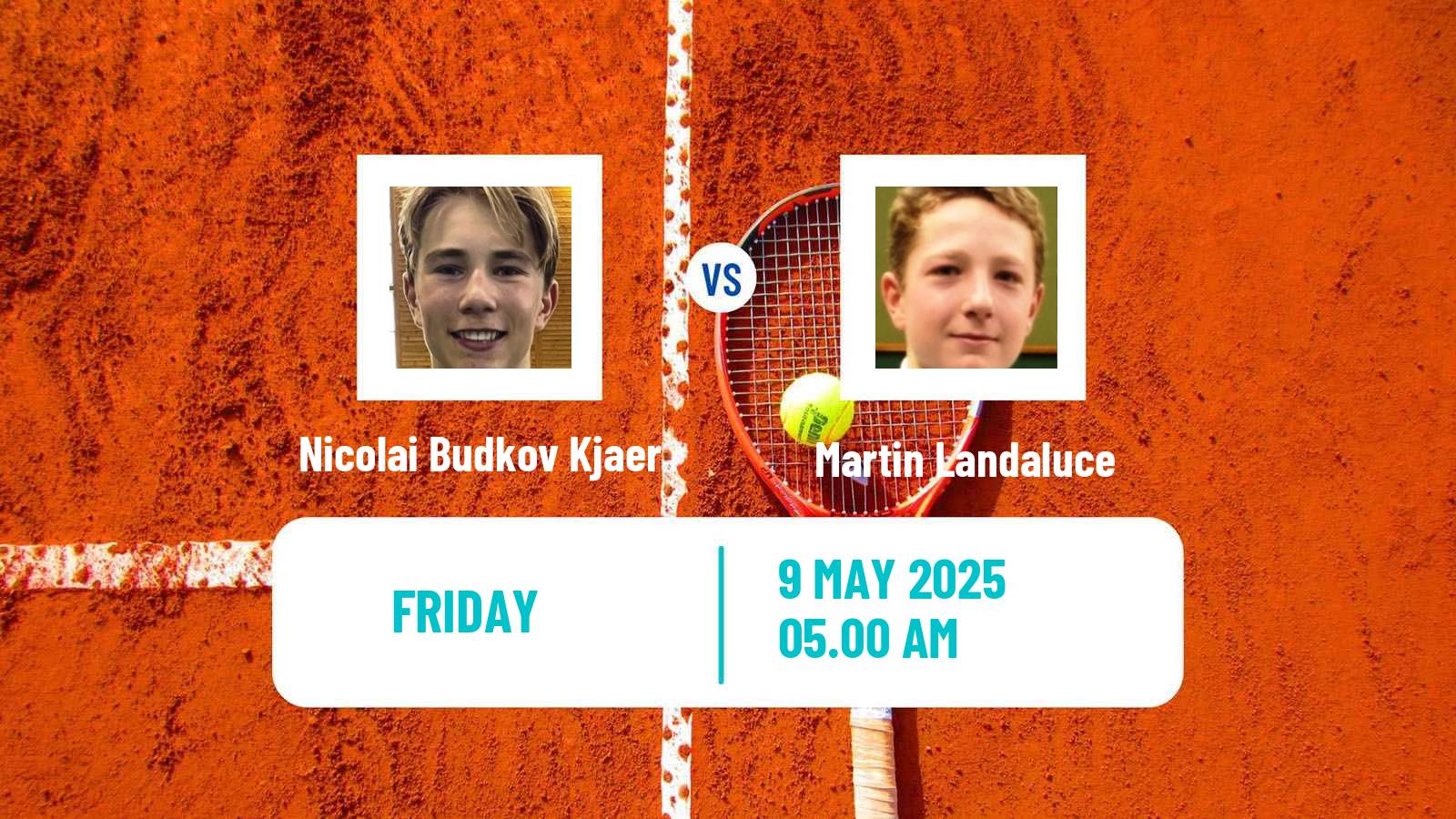 Tennis Prague Challenger Men Nicolai Budkov Kjaer - Martin Landaluce