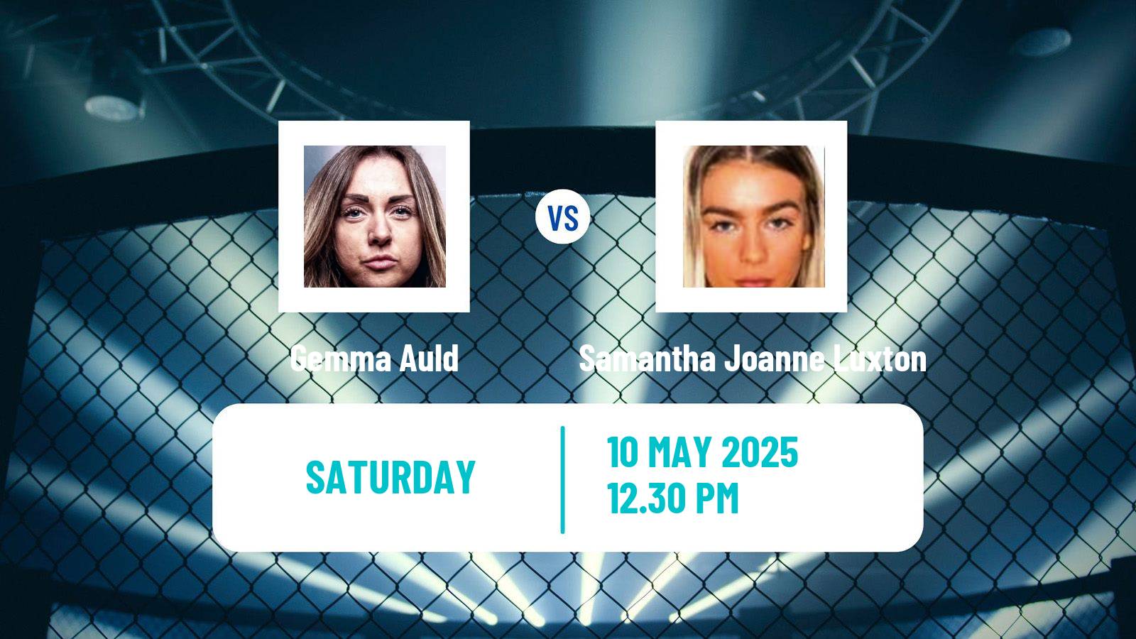 MMA Flyweight Pfl Europe Women Gemma Auld - Samantha Joanne Luxton
