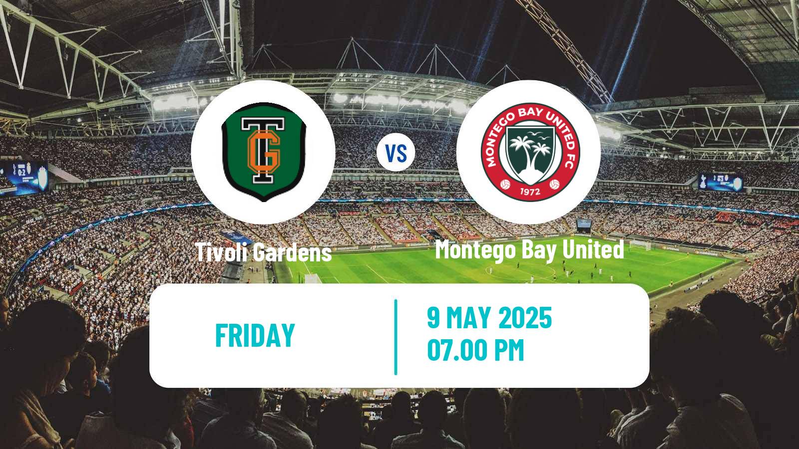 Soccer Jamaica National Premier League Tivoli Gardens - Montego Bay United