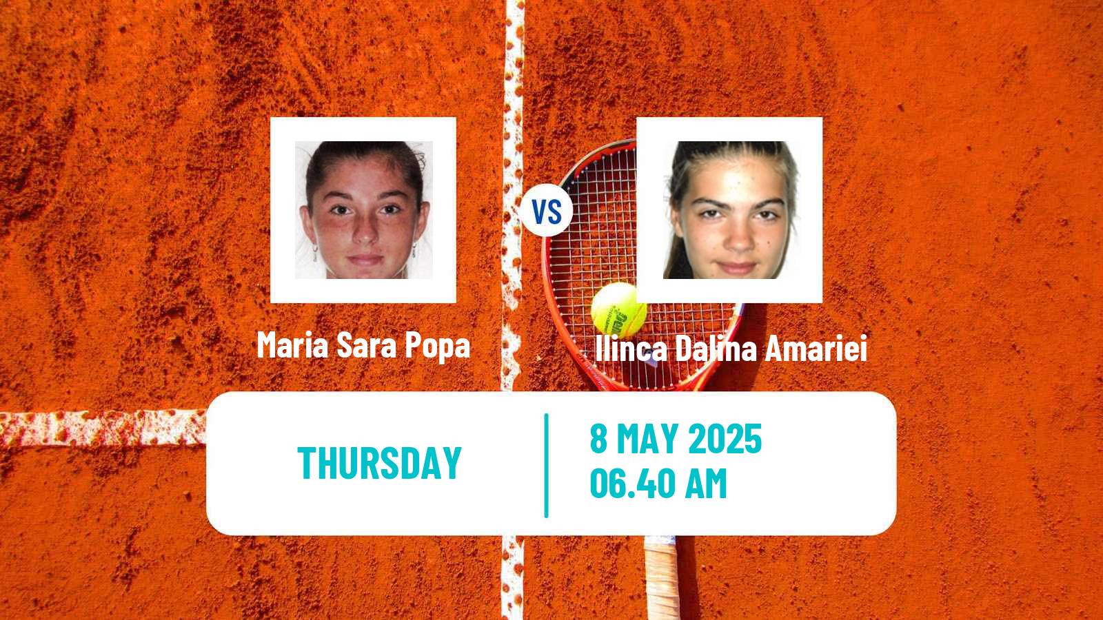 Tennis ITF W15 Bucharest 2 Women Maria Sara Popa - Ilinca Dalina Amariei