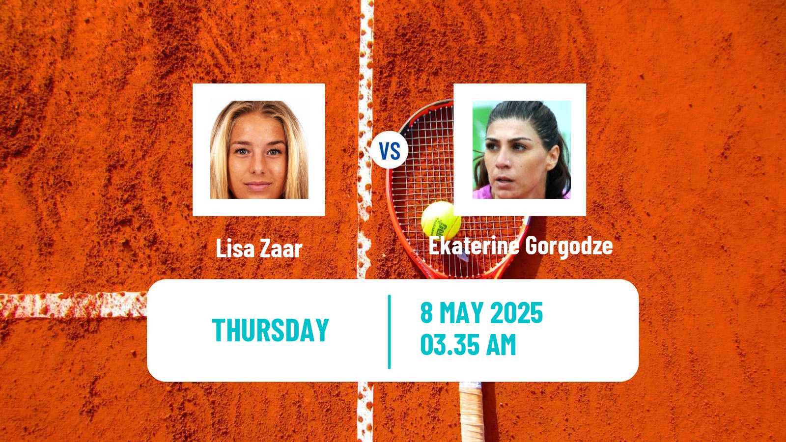 Tennis ITF W50 Lopota 2 Women Lisa Zaar - Ekaterine Gorgodze