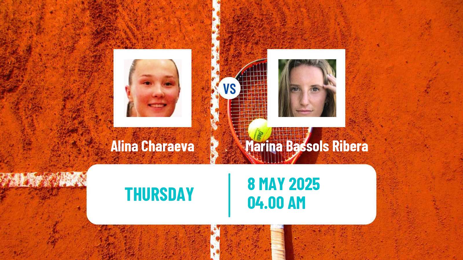 Tennis ITF W75 Saint Gaudens Women Alina Charaeva - Marina Bassols Ribera
