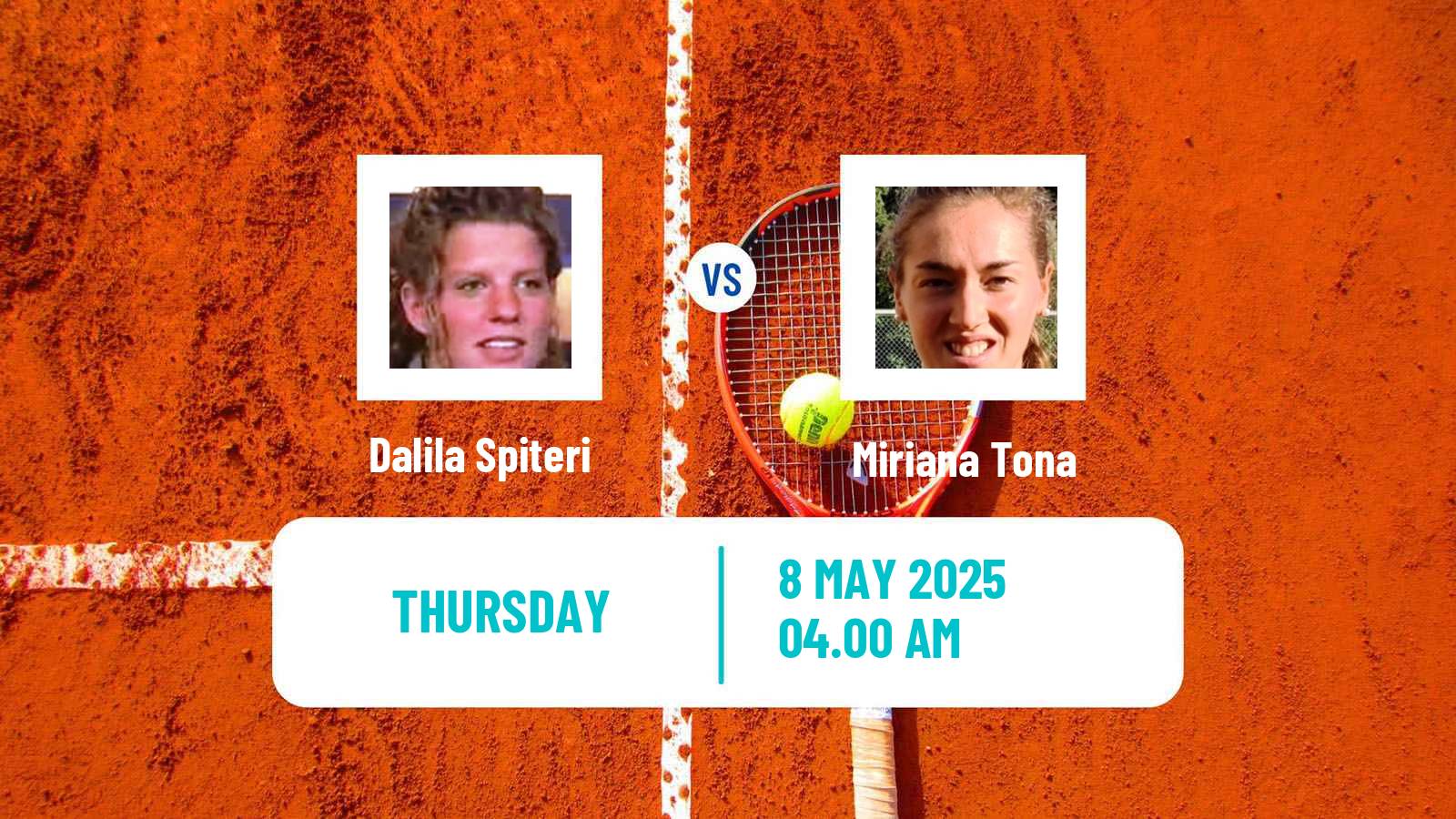 Tennis ITF W35 Santa Margherita Di Pula 6 Women Dalila Spiteri - Miriana Tona
