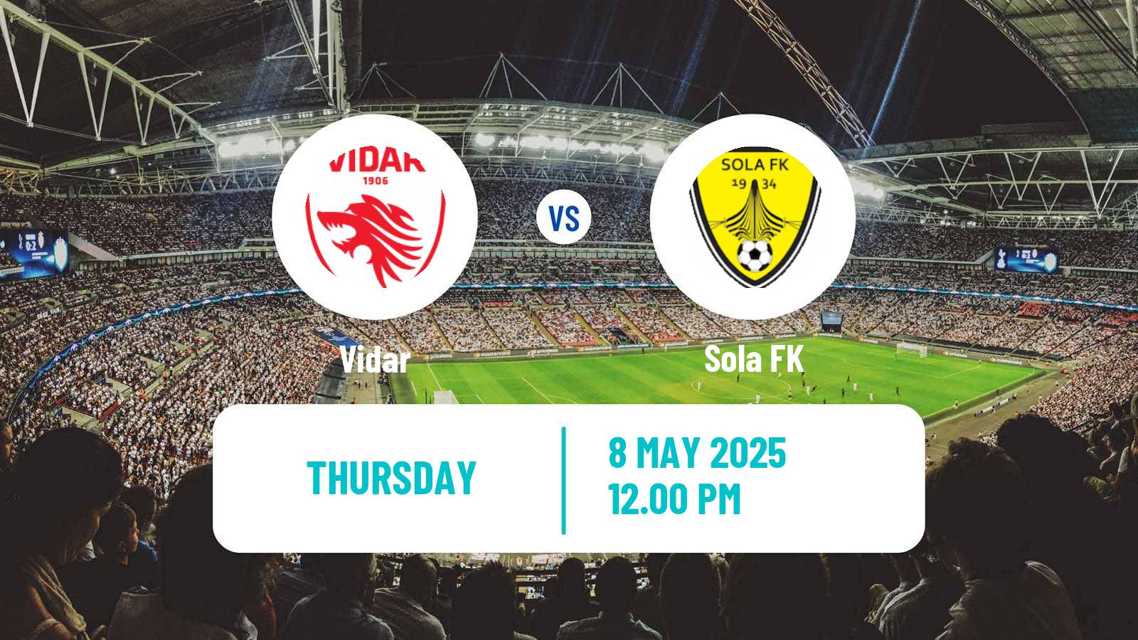 Soccer Norwegian Division 3 - Group 5 Vidar - Sola