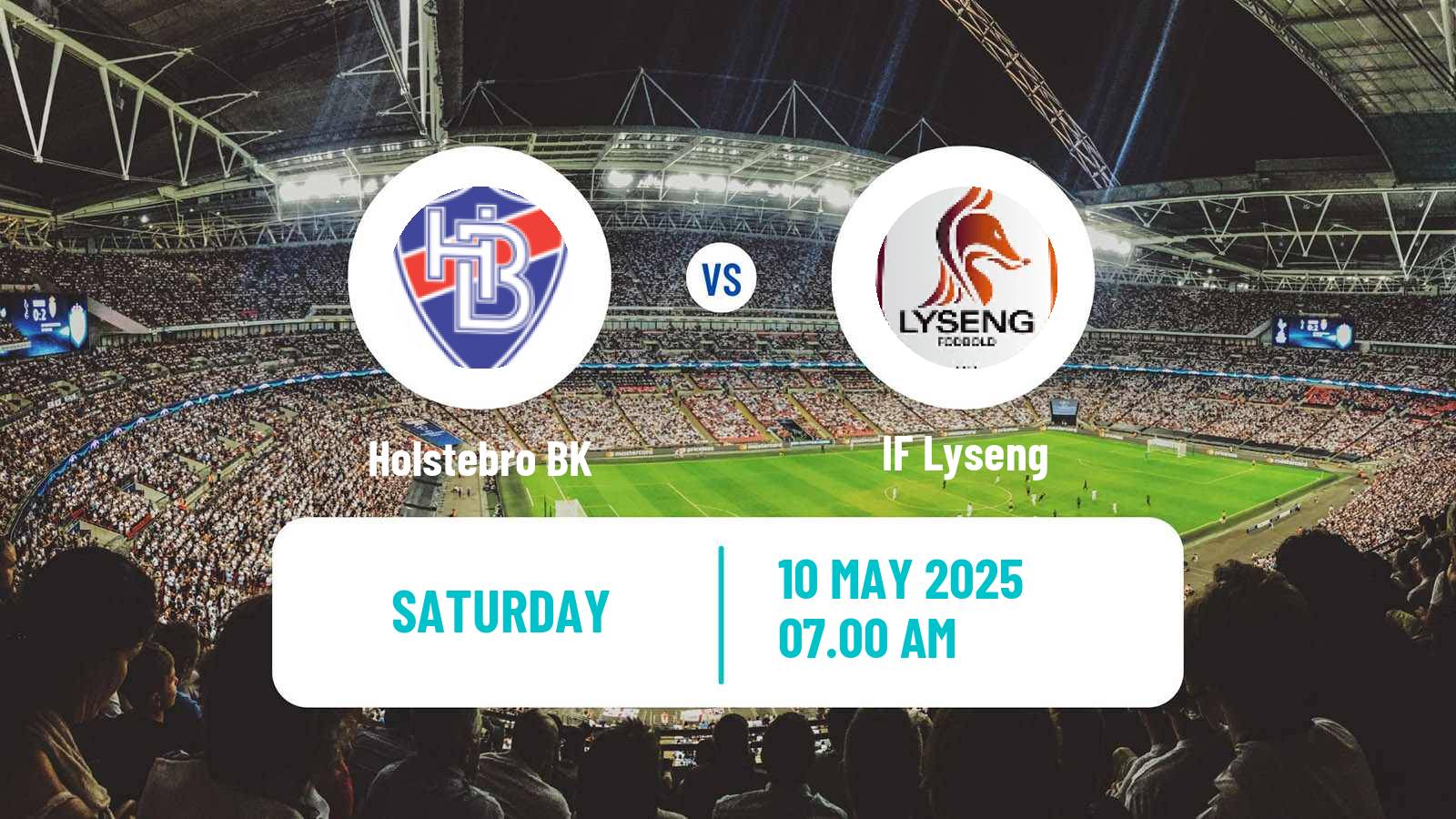 Soccer Danish 3 Division Holstebro - Lyseng