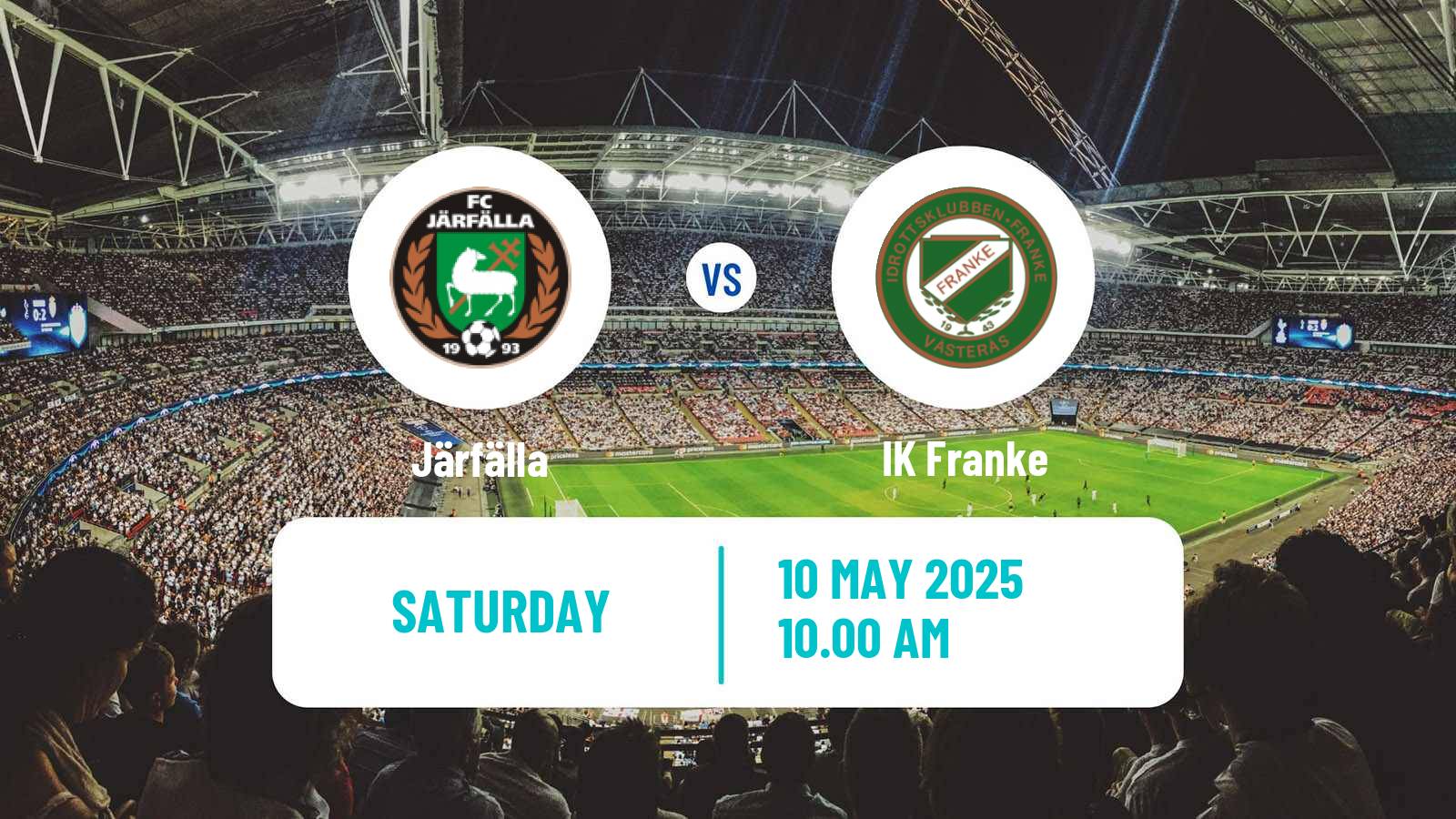 Soccer Swedish Division 2 - Norra Svealand Järfälla - IK Franke